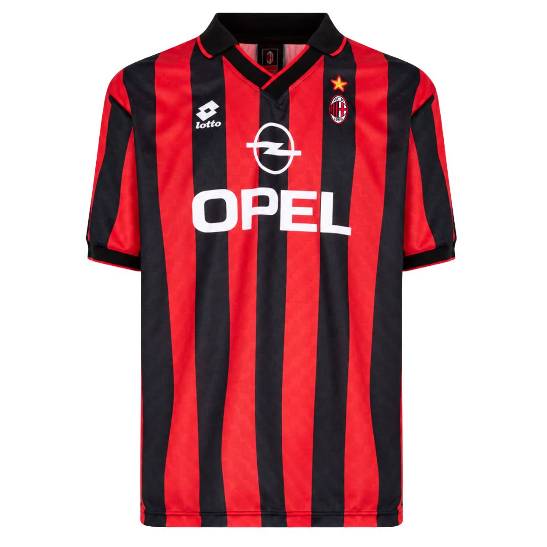 1995/96 AC Milan Home Jersey - Baggio 18 - ITASPORT