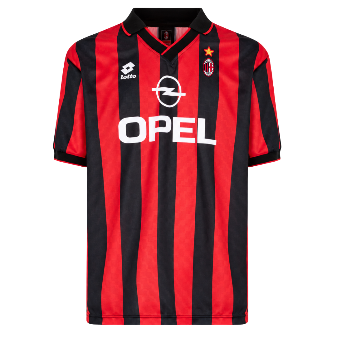 1995/96 AC Milan Home Jersey Baresi 6 - ITASPORT