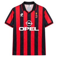1995/96 AC Milan Home Jersey - Baresi 6 - ITASPORT