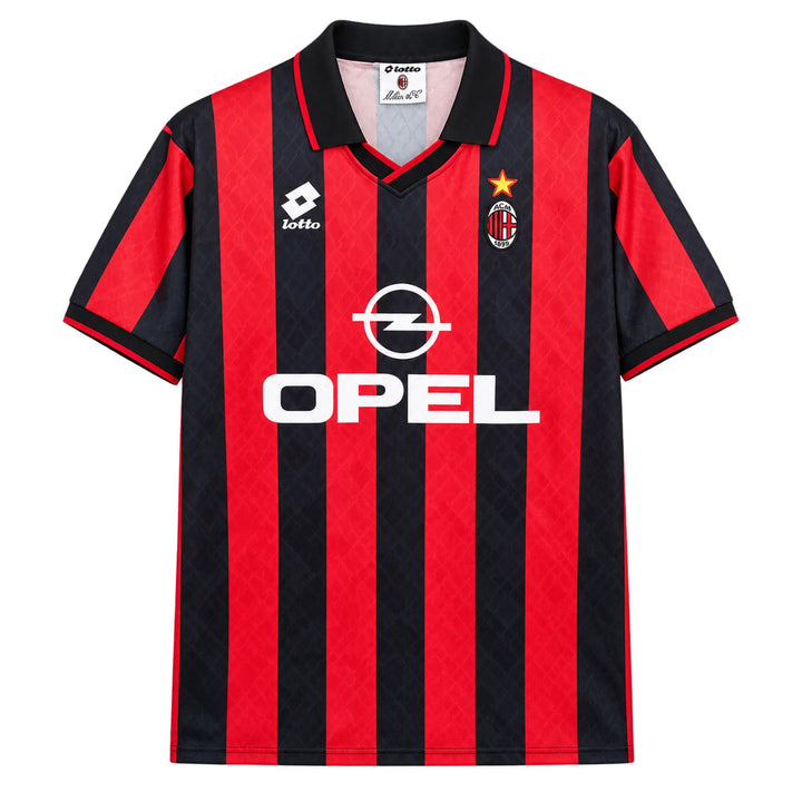 1995/96 AC Milan Home Jersey - Baresi 6 - ITASPORT