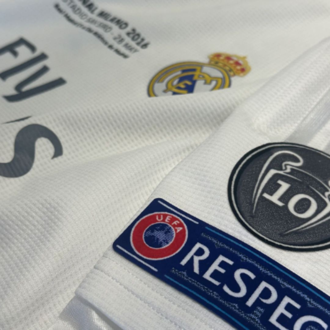 2016 Real Madrid Home Shirt UCL Final L/Sleeve Ronaldo 7 - ITASPORT