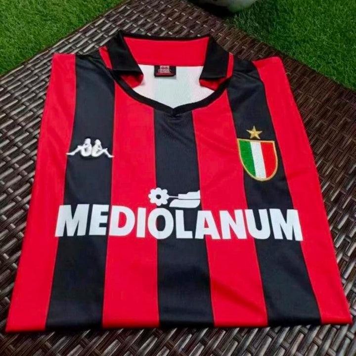 1988/89 AC Milan Home Jersey – Baresi 6 - ITASPORT