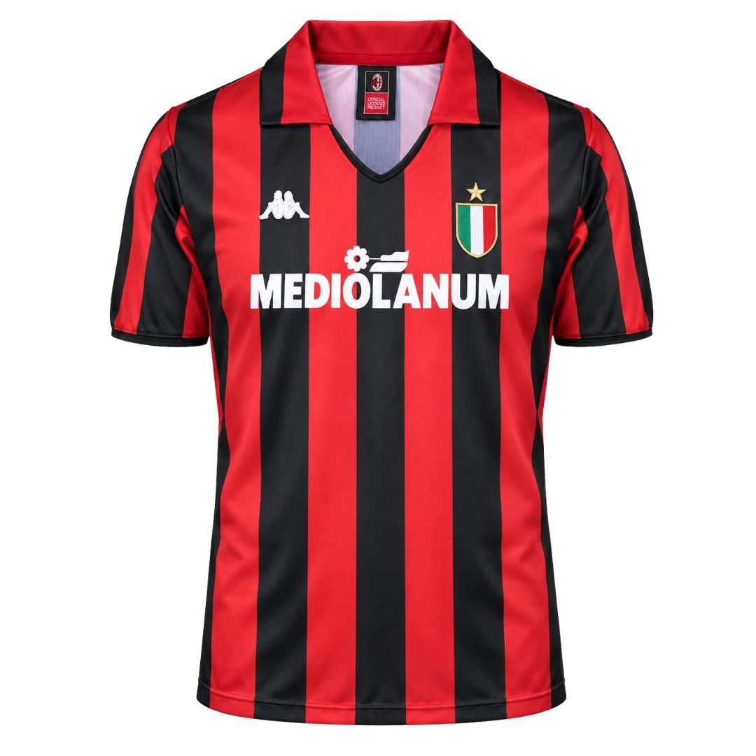 AC Milan 1988/89 Home Retro Jersey Maldini 3 - ITASPORT
