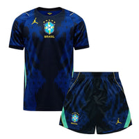 Brazil 2026 Away Kids Kit – (Your Name) - NIKE