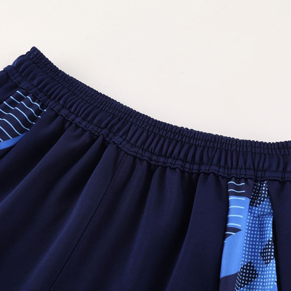 Kids Italy FIGC Navy Full Zip Training Tracksuit 24/25 - ADIDAS