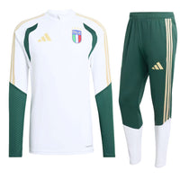 2026 Italy FIGC Training Tracksuit White - ADIDAS