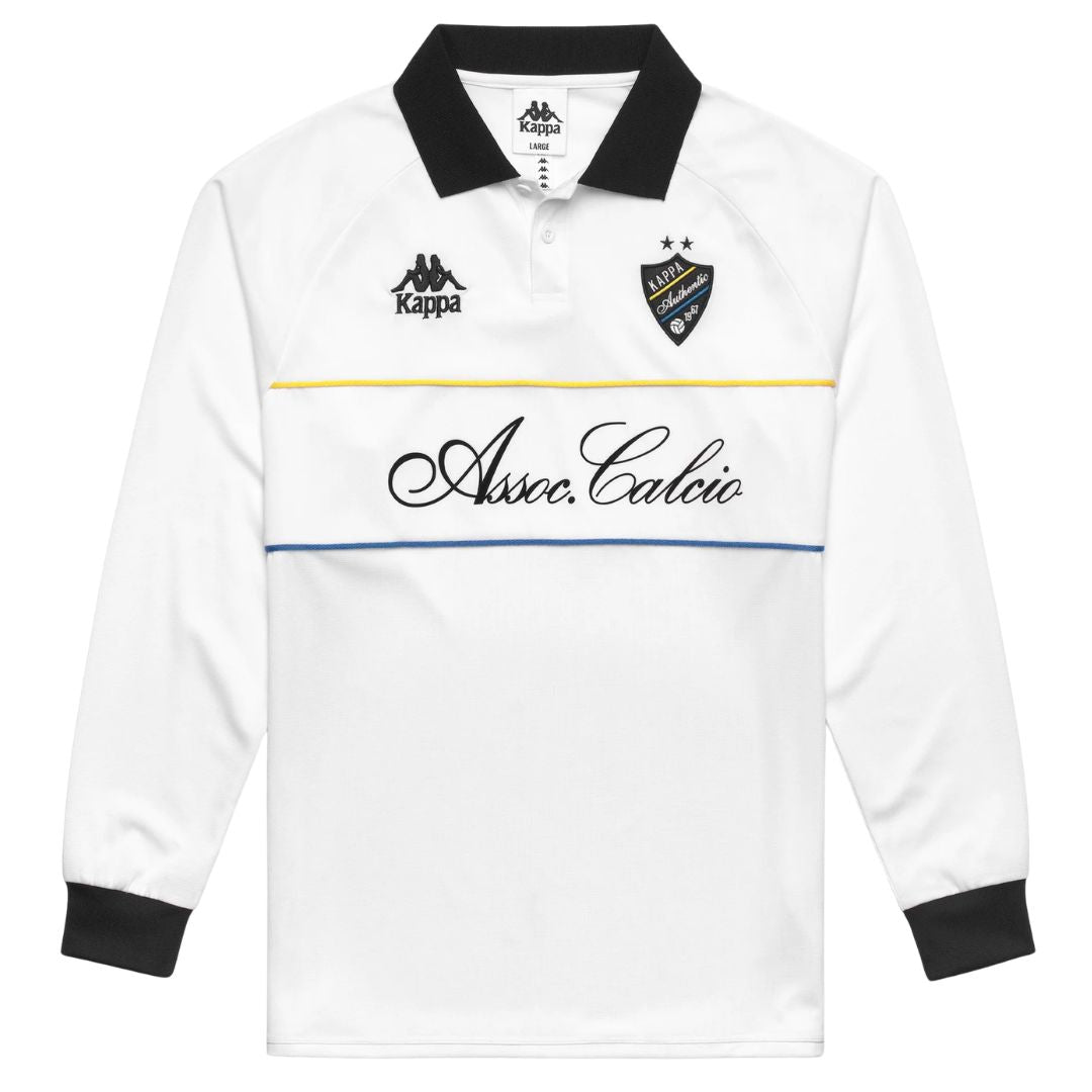Kappa Olafure L/Sleeve Jersey – White/Black - Kappa