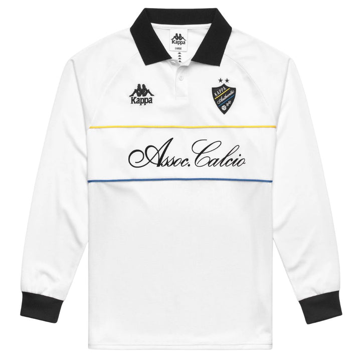 Kappa Olafure L/Sleeve Jersey – White/Black - Kappa
