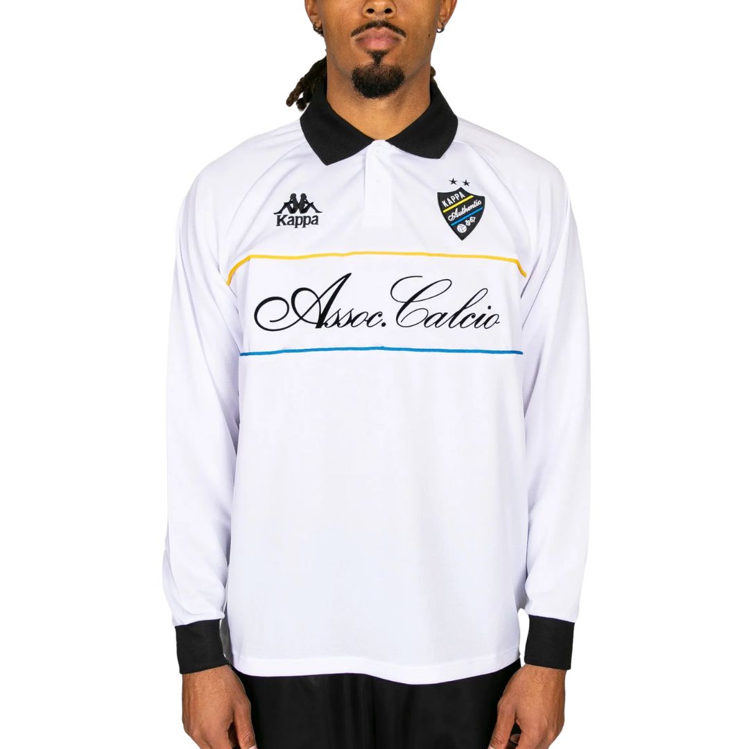Kappa Olafure L/Sleeve Jersey – White/Black - Kappa