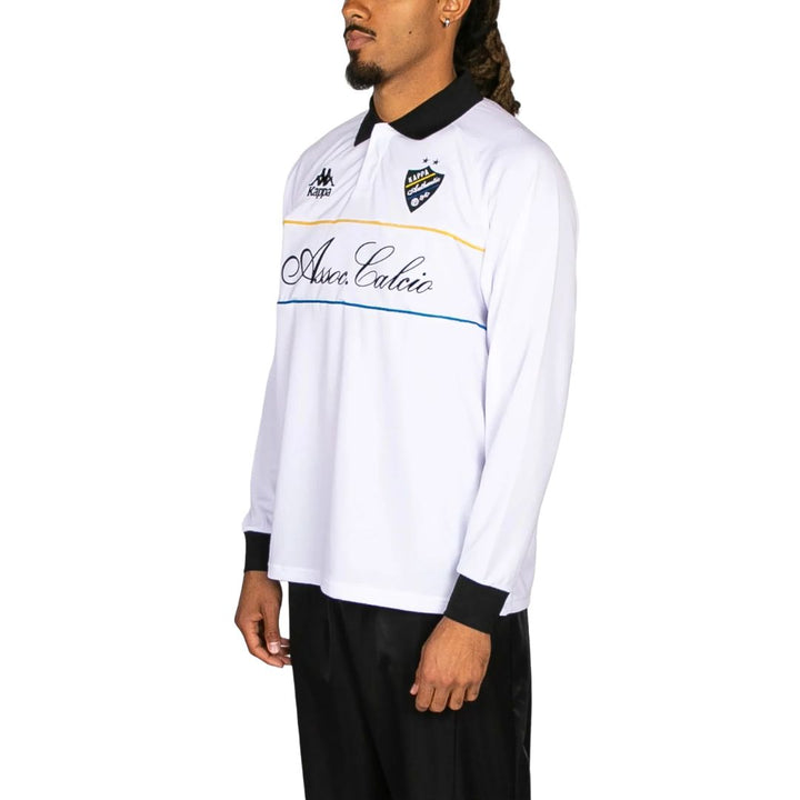 Kappa Olafure L/Sleeve Jersey – White/Black - Kappa
