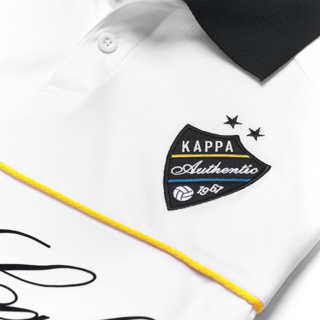 Kappa Olafure L/Sleeve Jersey – White/Black - Kappa