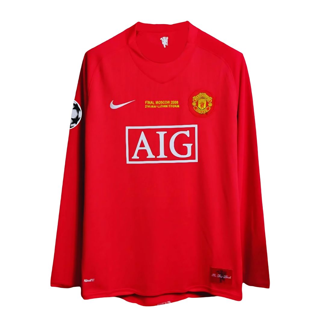 Manchester United 2008 Champions League L/Sleeve - NIKE