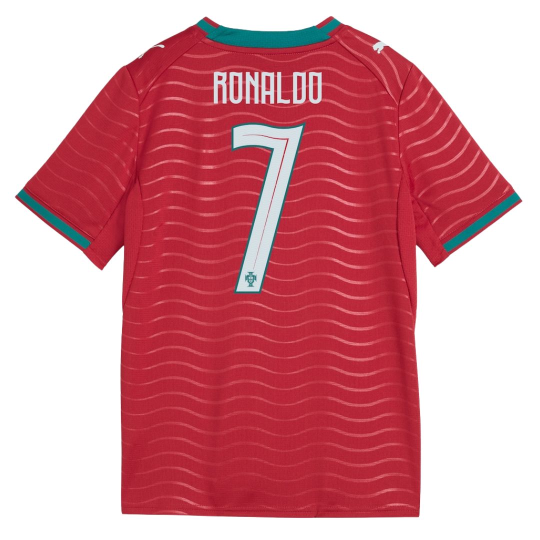 Portugal 2026 Home Jersey Kids – Ronaldo #7 - PUMA