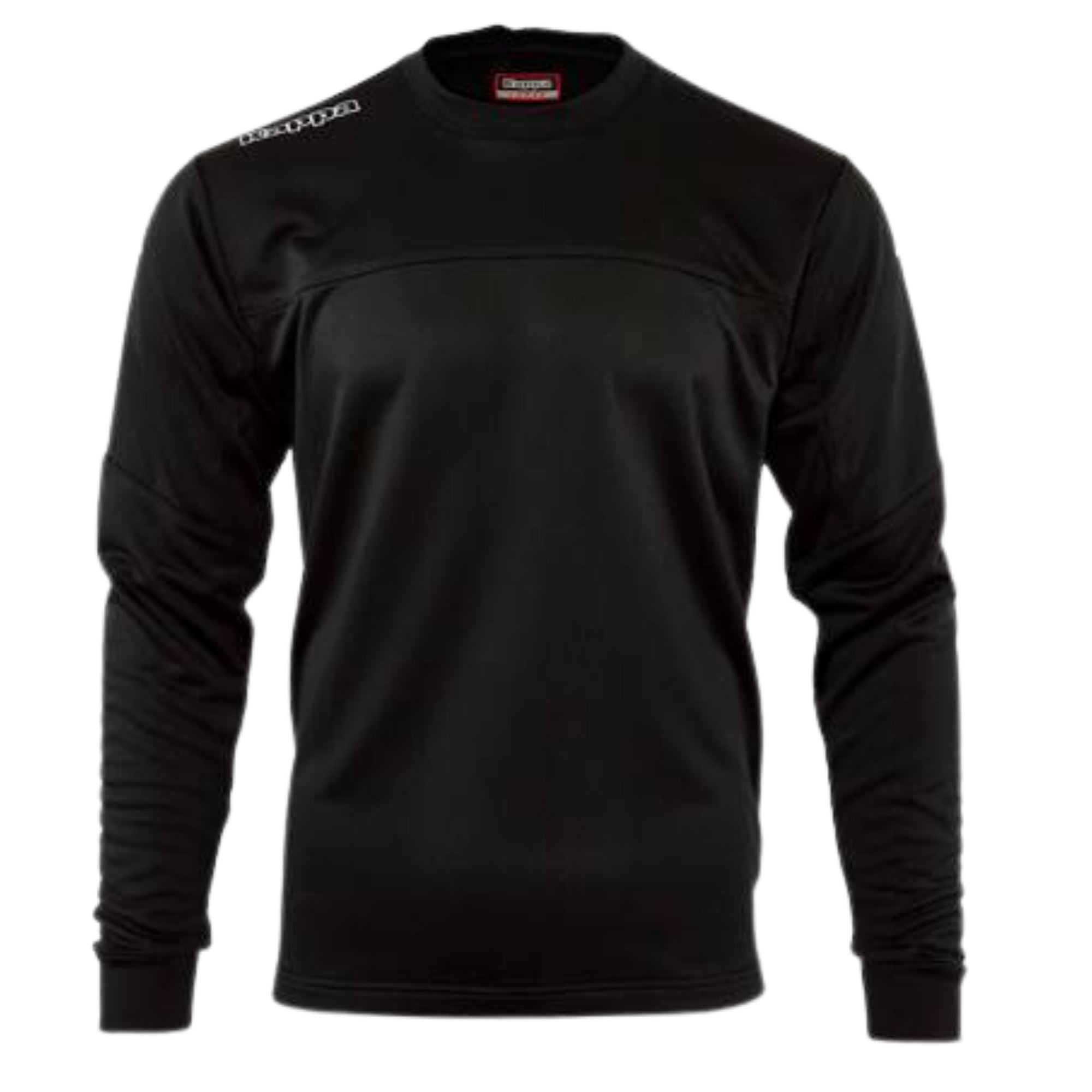Kappa Warm Up Crew Sweat Black - ITASPORT
